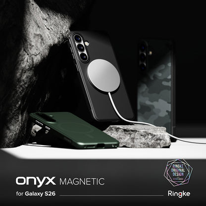 Θήκη MagSafe για Samsung Galaxy S26, Ringke, Onyx, Σκούρο Πράσινο