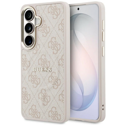 MagSafe Case for Samsung Galaxy S26 S942, Guess, 4G Embossed Ring, Pink
