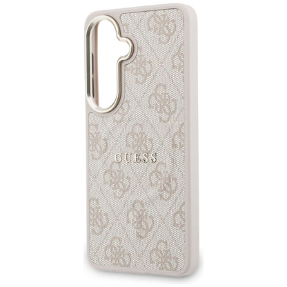 MagSafe Case for Samsung Galaxy S26 S942, Guess, 4G Embossed Ring, Pink