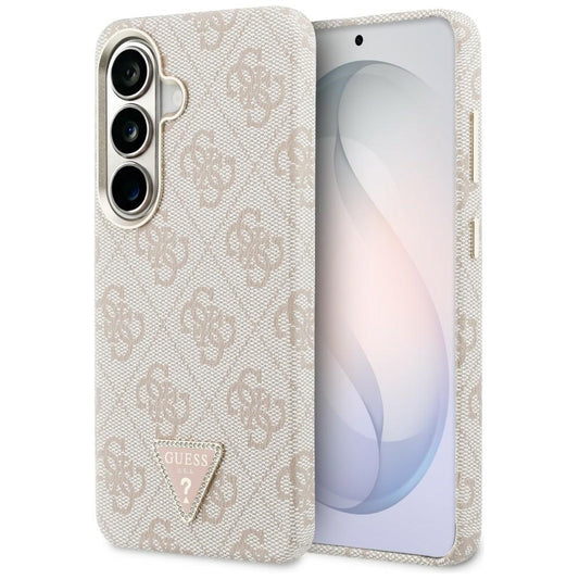 Θήκη MagSafe για Samsung Galaxy S26 S942, Guess, 4G Triangle Logo, Ροζ