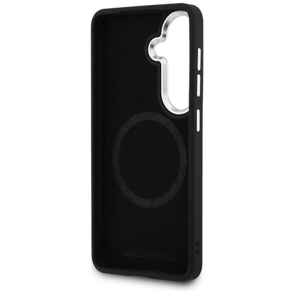 Θήκη MagSafe για Samsung Galaxy S26 S942, Karl Lagerfeld, Karl Round Point Logo, Καφέ