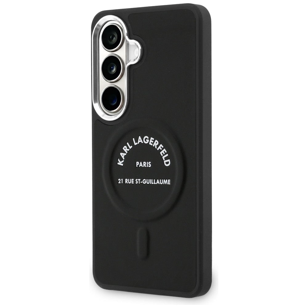 MagSafe Case for Samsung Galaxy S26 S942, Karl Lagerfeld, Karl RSG Logo, Black