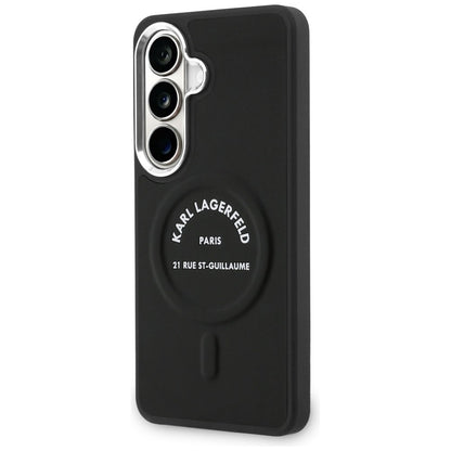 MagSafe Case for Samsung Galaxy S26 S942, Karl Lagerfeld, Karl RSG Logo, Black