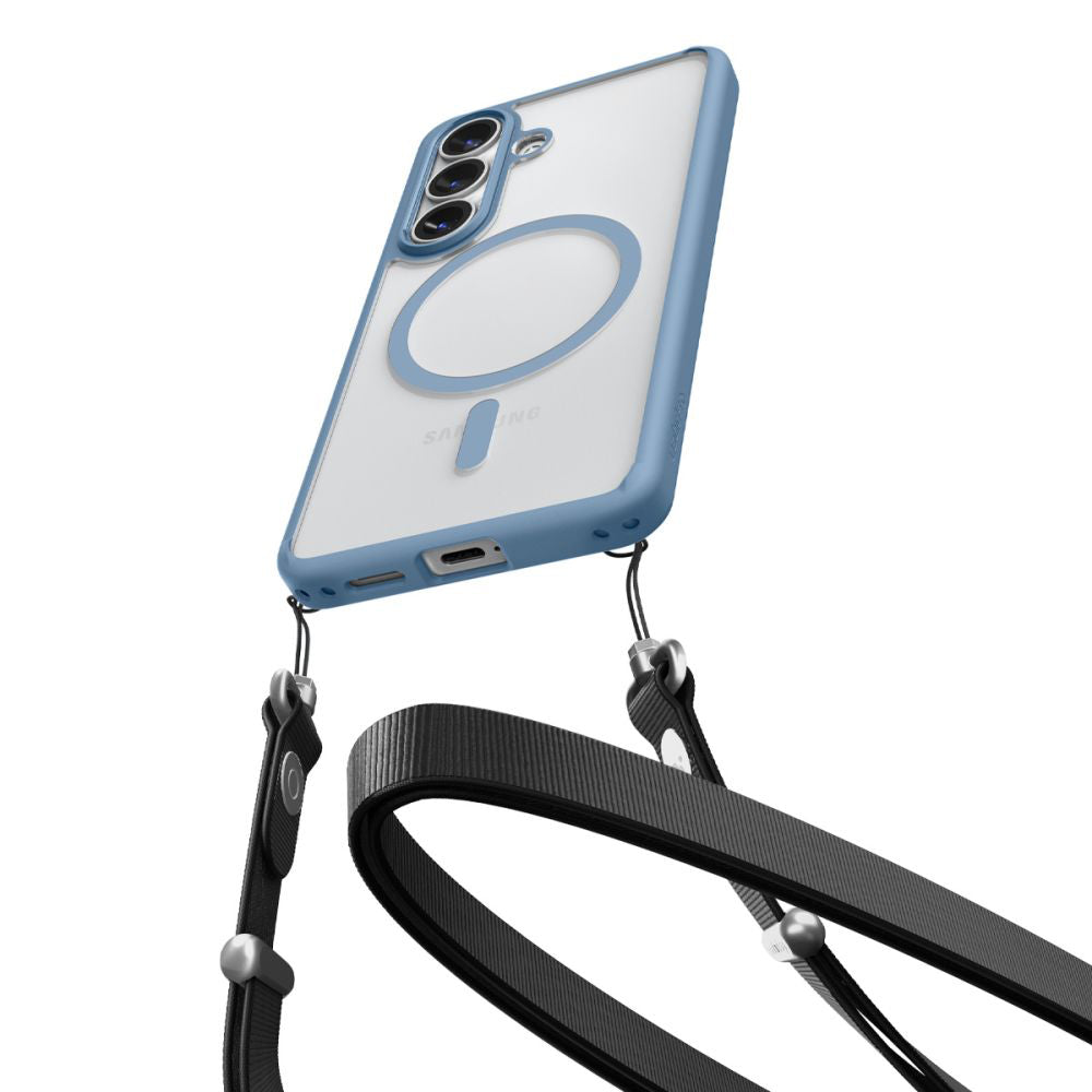 MagSafe Case for Samsung Galaxy S26 S942, Spigen, Ultra Hybrid, Blue ACS11219