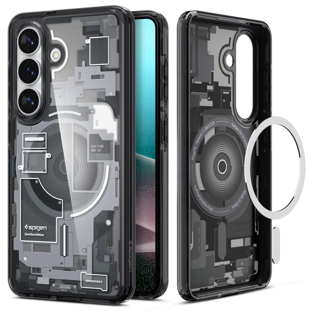 MagSafe Case for Samsung Galaxy S26 S942, Spigen, Ultra Hybrid Zero One, Black ACS10736