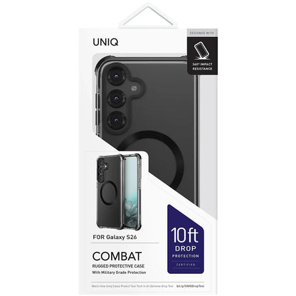 Θήκη MagSafe για Samsung Galaxy S26 S942, UNIQ, Combat MagClick, Μαύρη