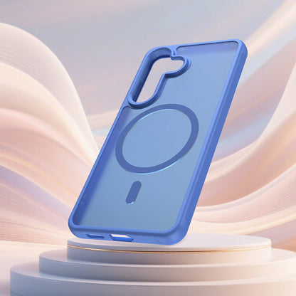 Θήκη MagSafe για Samsung Galaxy S26 S942, Techsuit, HaloFrost II, Μπλε