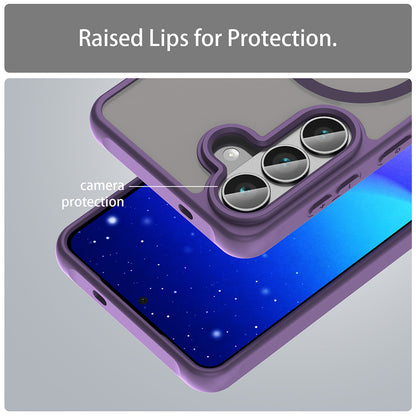 Θήκη MagSafe για Samsung Galaxy S26 S942, Techsuit, HaloFrost II, Μωβ
