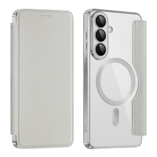 Θήκη MagSafe για Samsung Galaxy S26, Techsuit, SmartMag Book, Γκρι