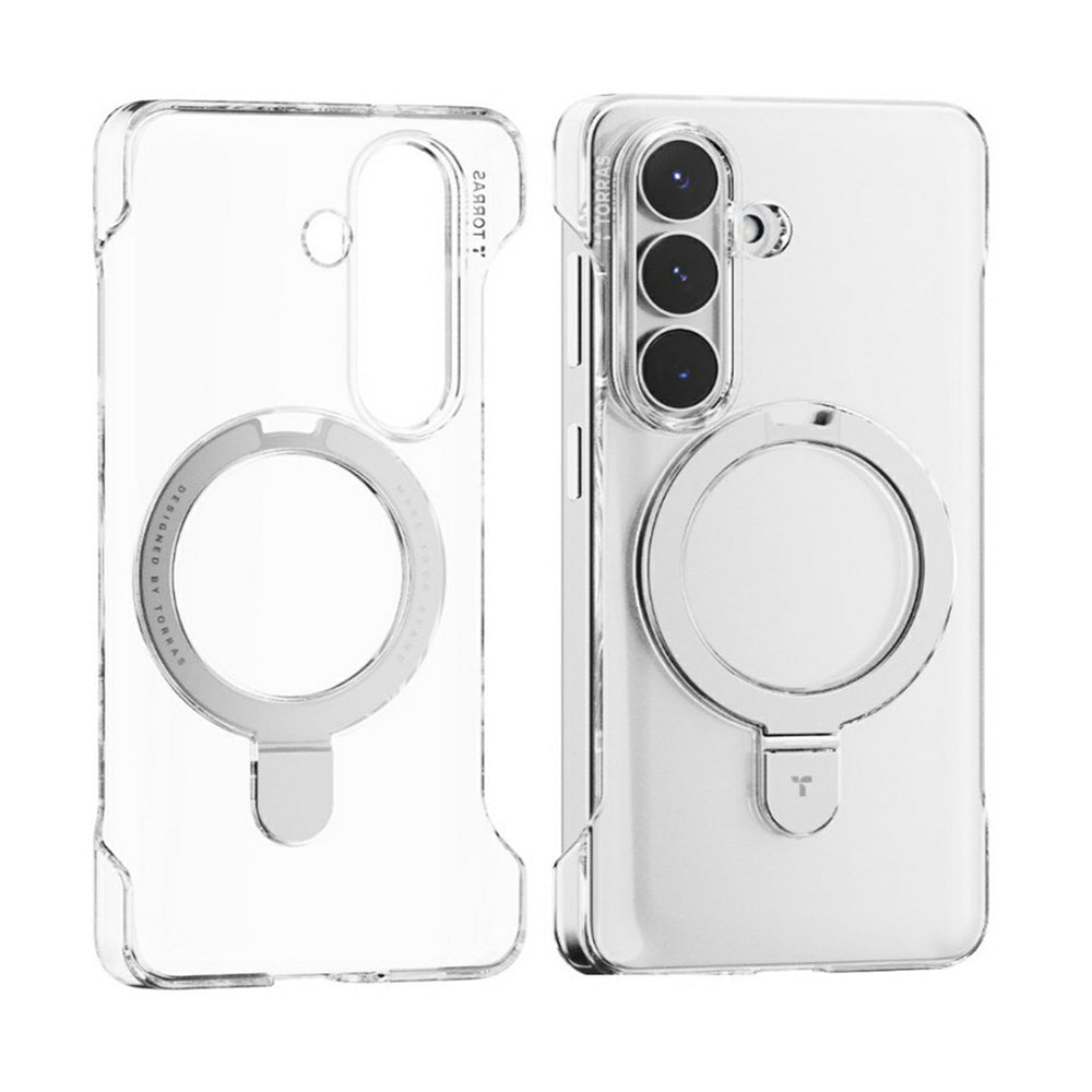 Θήκη MagSafe για Samsung Galaxy S26 S942, Torras, Ostand Slim, Διαφανής