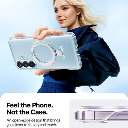 Θήκη MagSafe για Samsung Galaxy S26 S942, Torras, Ostand Slim, Διαφανής