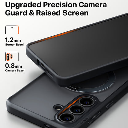 MagSafe Case for Samsung Galaxy S26, Torras, Ostand Spin, Black