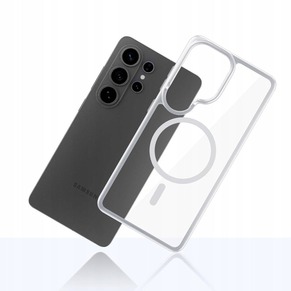 Θήκη MagSafe για Samsung Galaxy S26 Ultra, 3MK, Armor MagCase, Διάφανη