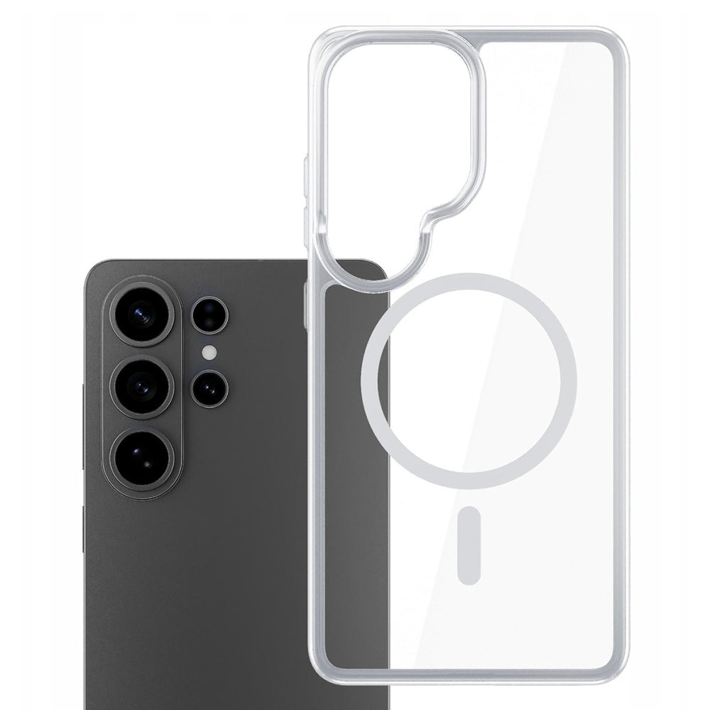 Θήκη MagSafe για Samsung Galaxy S26 Ultra, 3MK, Armor MagCase, Διάφανη