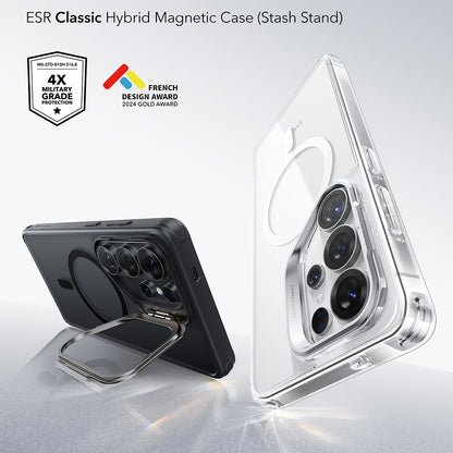 Θήκη MagSafe για Samsung Galaxy S26 Ultra S948, ESR, Classic Hybrid Kickstand, Ματ Μαύρη