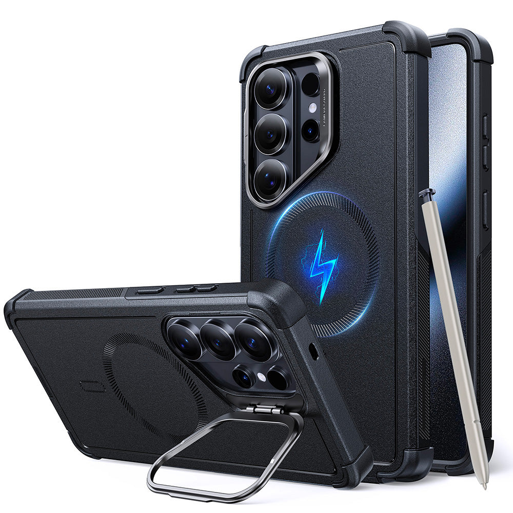 Θήκη MagSafe για Samsung Galaxy S26 Ultra S948, ESR, Cyber Armor Kickstand, Μαύρη