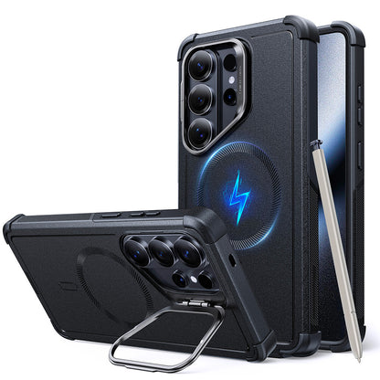 Θήκη MagSafe για Samsung Galaxy S26 Ultra S948, ESR, Cyber Armor Kickstand, Μαύρη
