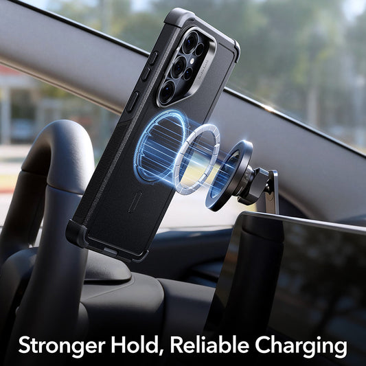 Θήκη MagSafe για Samsung Galaxy S26 Ultra, ESR, Cyber Armor Kickstand, Μαύρη