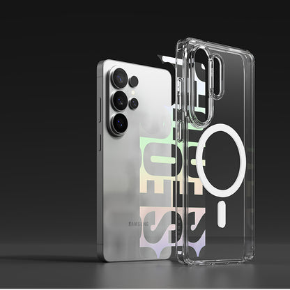MagSafe Case for Samsung Galaxy S26 Ultra S948, Ringke, Fusion Seoul, Transparent