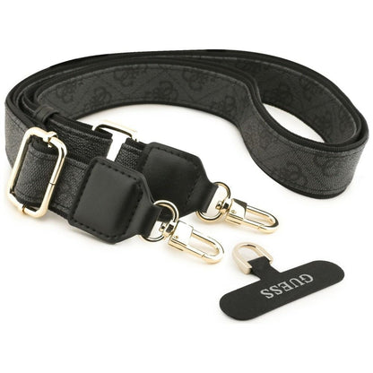 MagSafe Case for Samsung Galaxy S26 Ultra S948, GUESS, 4G Big Rhinestone Triangle Strap, Black