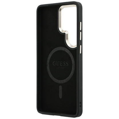 Θήκη MagSafe για Samsung Galaxy S26 Ultra S948, Guess, 4G Embossed Ring, Μπλε