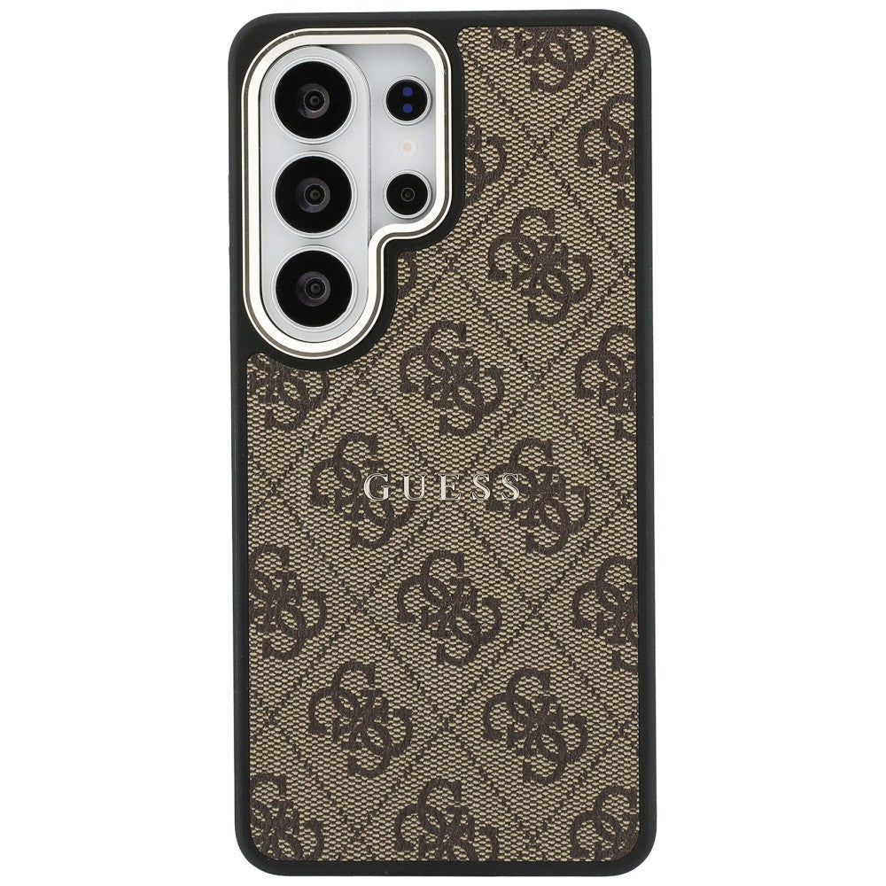 Θήκη MagSafe για Samsung Galaxy S26 Ultra S948, Guess, 4G Embossed Ring, Καφέ