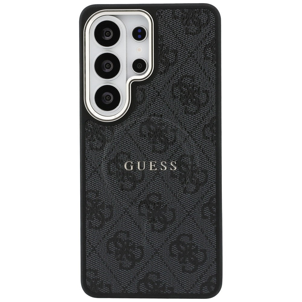 Θήκη MagSafe για Samsung Galaxy S26 Ultra S948, Guess, 4G Embossed Ring, Μαύρη