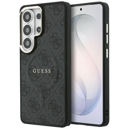 Θήκη MagSafe για Samsung Galaxy S26 Ultra S948, Guess, 4G Embossed Ring, Μαύρη