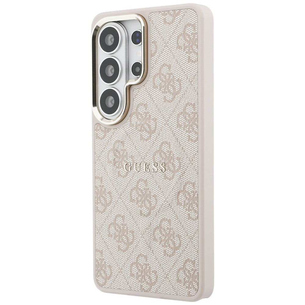 Θήκη MagSafe για Samsung Galaxy S26 Ultra S948, Guess, 4G Embossed Ring, Ροζ