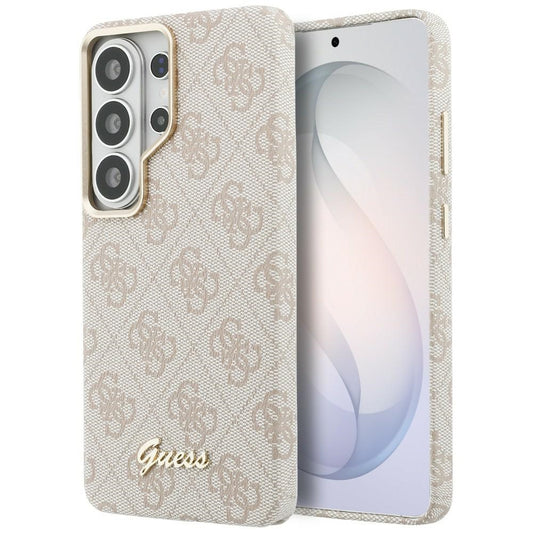 Θήκη MagSafe για Samsung Galaxy S26 Ultra S948, Guess, 4G Script Logo, Ροζ