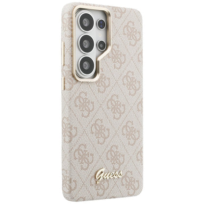 Θήκη MagSafe για Samsung Galaxy S26 Ultra S948, Guess, 4G Script Logo, Ροζ