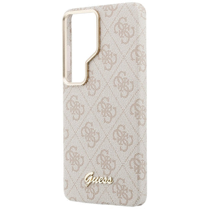 Θήκη MagSafe για Samsung Galaxy S26 Ultra S948, Guess, 4G Script Logo, Ροζ