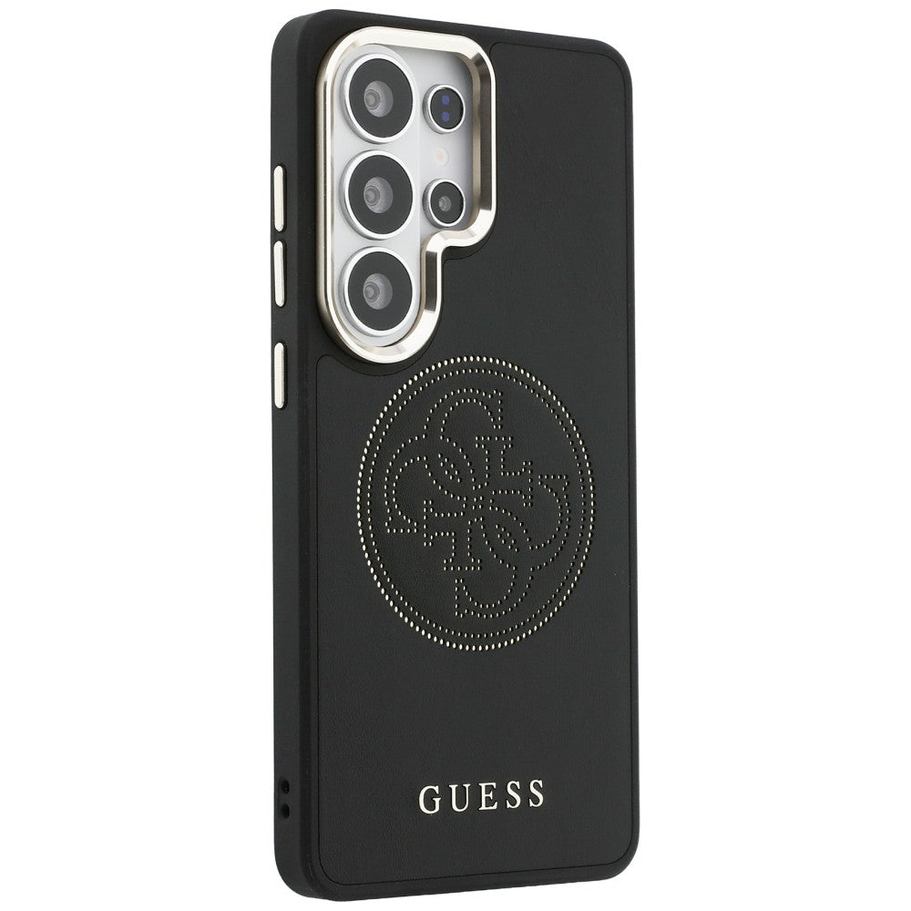 Θήκη MagSafe για Samsung Galaxy S26 Ultra S948, Guess, Perforated Logo, Μαύρη