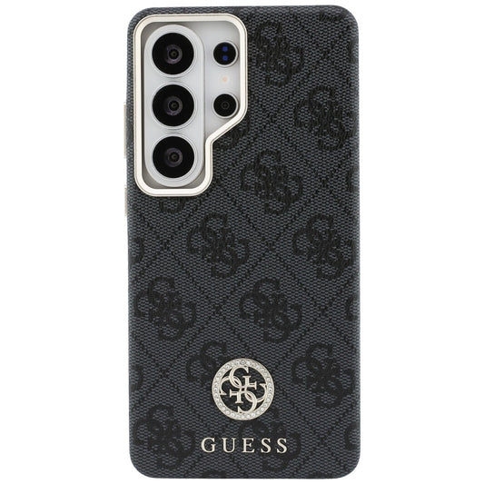 Θήκη MagSafe για Samsung Galaxy S26 Ultra S948, Guess, Strass Round Logo, Μαύρη