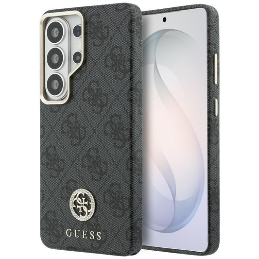 Θήκη MagSafe για Samsung Galaxy S26 Ultra S948, Guess, Strass Round Logo, Μαύρη