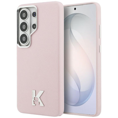 Θήκη MagSafe για Samsung Galaxy S26 Ultra S948, Karl Lagerfeld, Karl Head Logo, Ροζ