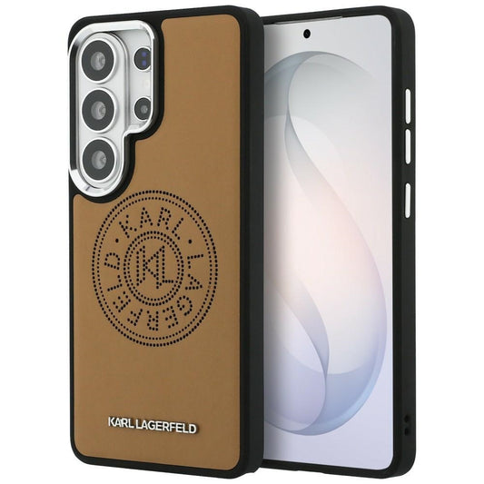 Θήκη MagSafe για Samsung Galaxy S26 Ultra S948, Karl Lagerfeld, Karl Round Point Logo, Καφέ