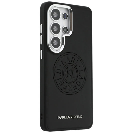 Θήκη MagSafe για Samsung Galaxy S26 Ultra S948, Karl Lagerfeld, Karl Round Point Logo, Μαύρη