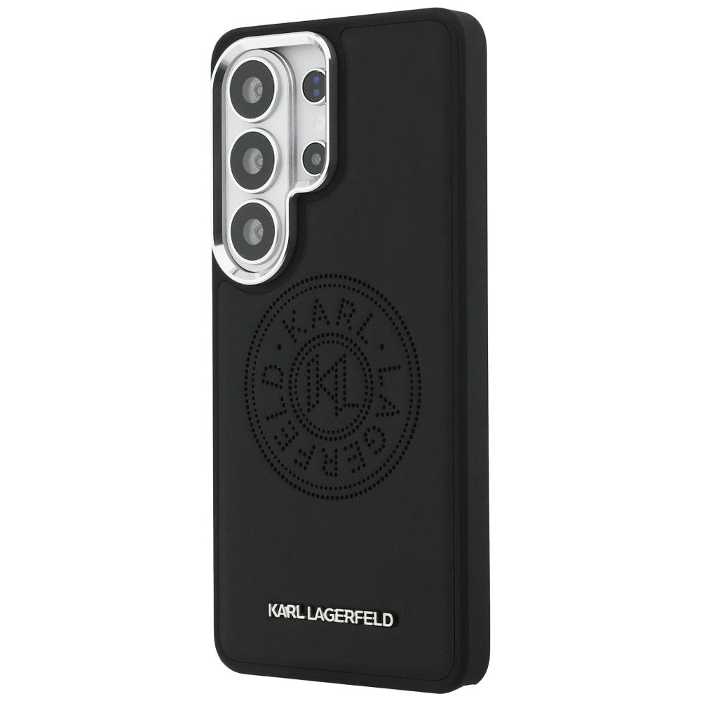 Θήκη MagSafe για Samsung Galaxy S26 Ultra S948, Karl Lagerfeld, Karl Round Point Logo, Μαύρη
