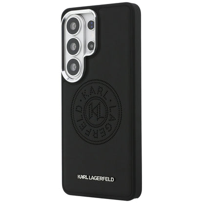 Θήκη MagSafe για Samsung Galaxy S26 Ultra S948, Karl Lagerfeld, Karl Round Point Logo, Μαύρη