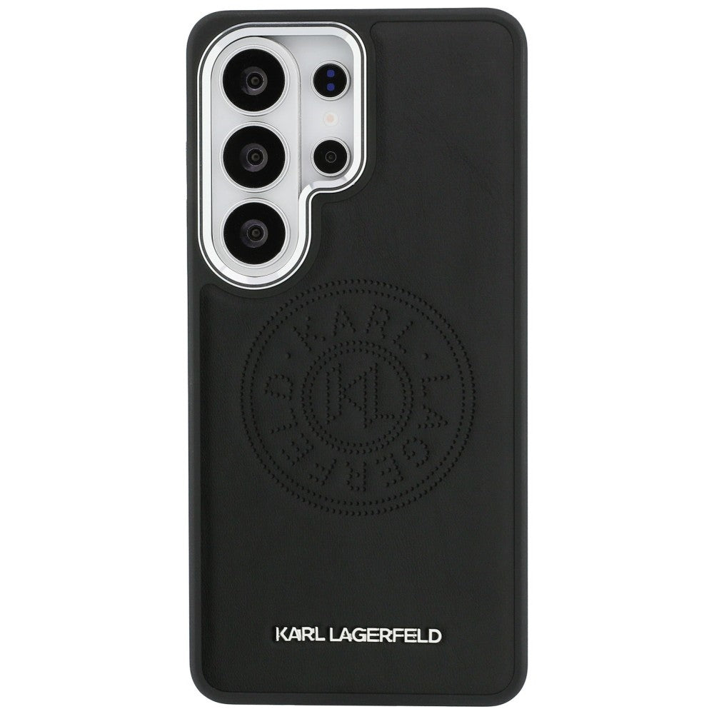 Θήκη MagSafe για Samsung Galaxy S26 Ultra S948, Karl Lagerfeld, Karl Round Point Logo, Μαύρη