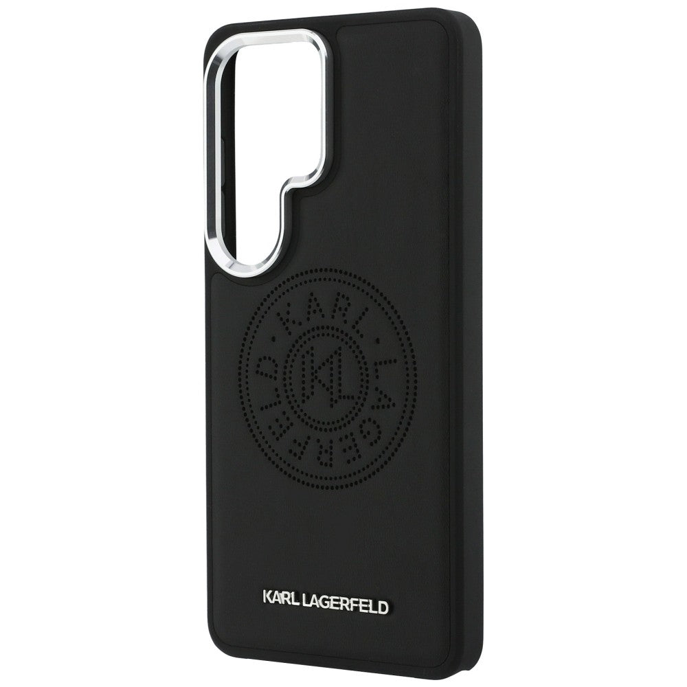 Θήκη MagSafe για Samsung Galaxy S26 Ultra S948, Karl Lagerfeld, Karl Round Point Logo, Μαύρη