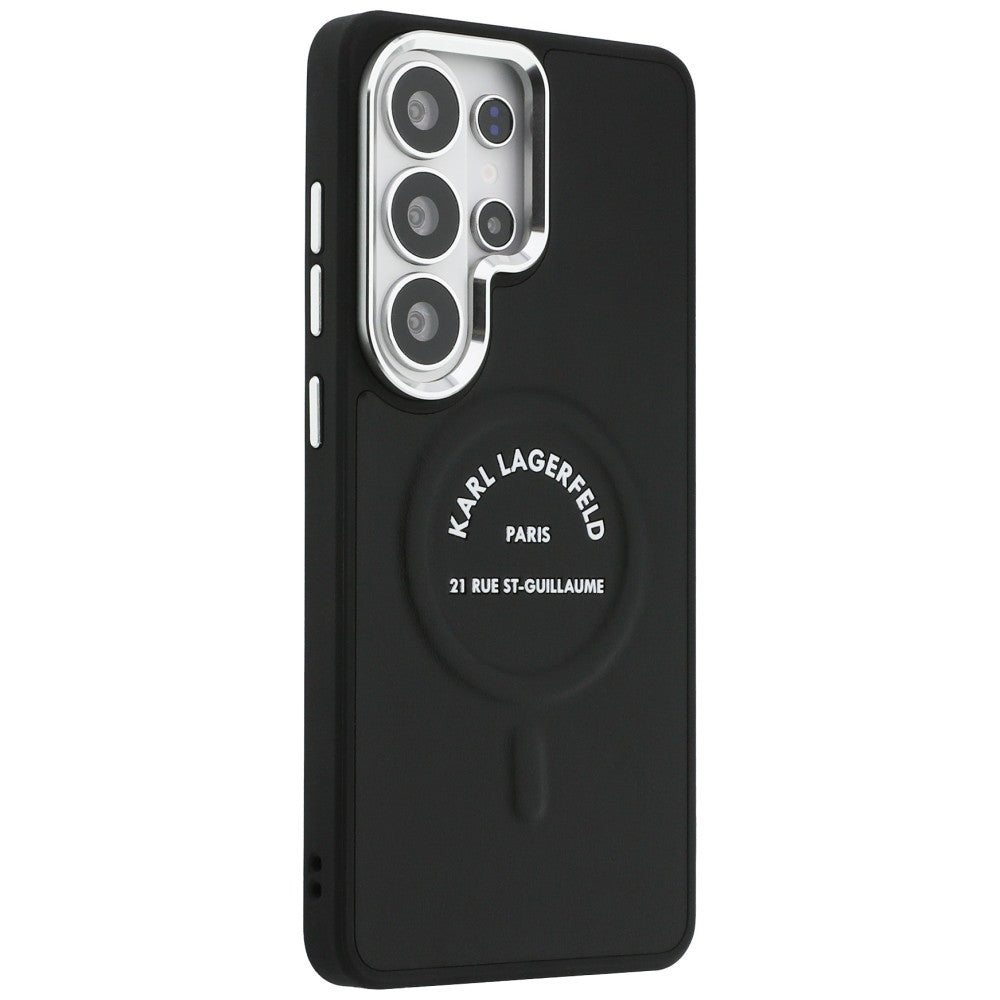 Θήκη MagSafe για Samsung Galaxy S26 Ultra S948, Karl Lagerfeld, Karl RSG Logo, Μαύρη