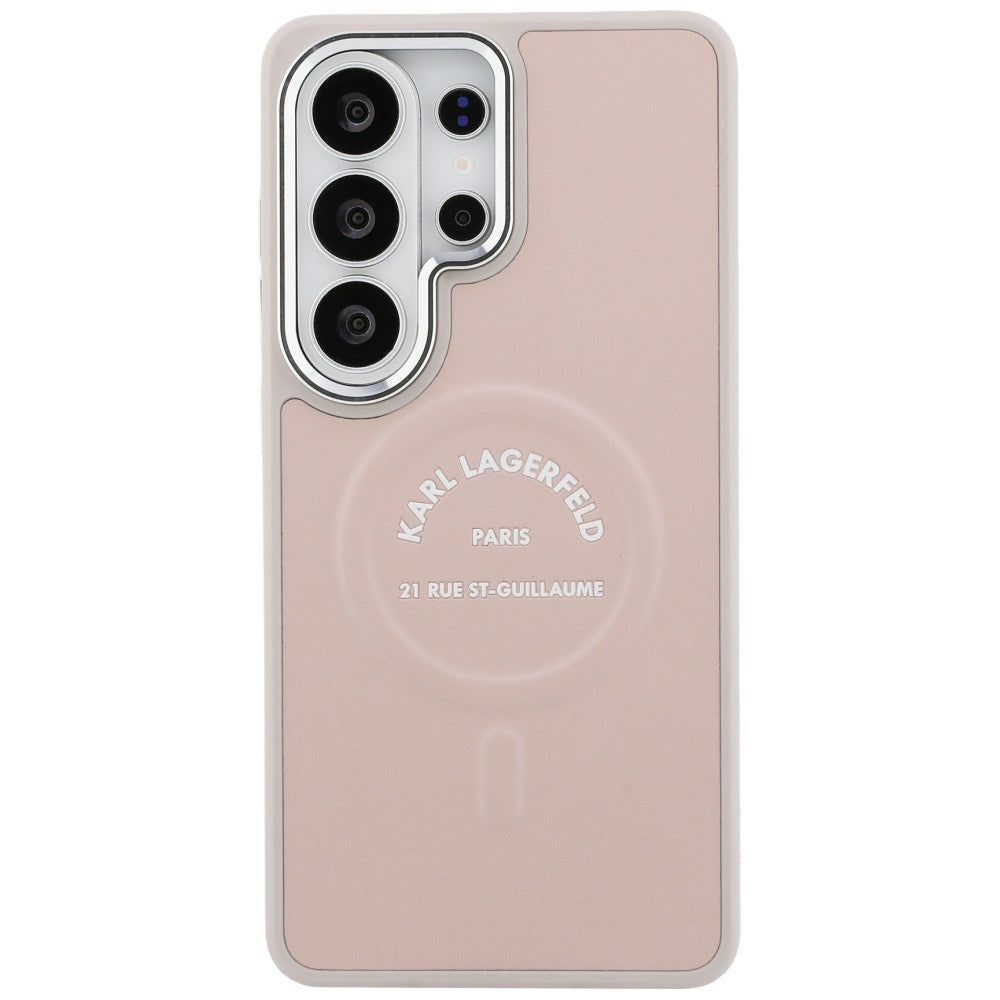 Θήκη MagSafe για Samsung Galaxy S26 Ultra S948, Karl Lagerfeld, Karl RSG Logo, Ροζ