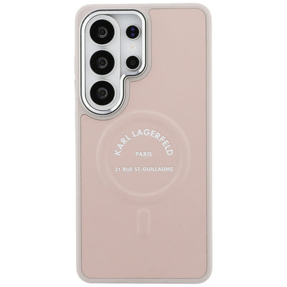 Θήκη MagSafe για Samsung Galaxy S26 Ultra S948, Karl Lagerfeld, Karl RSG Logo, Ροζ