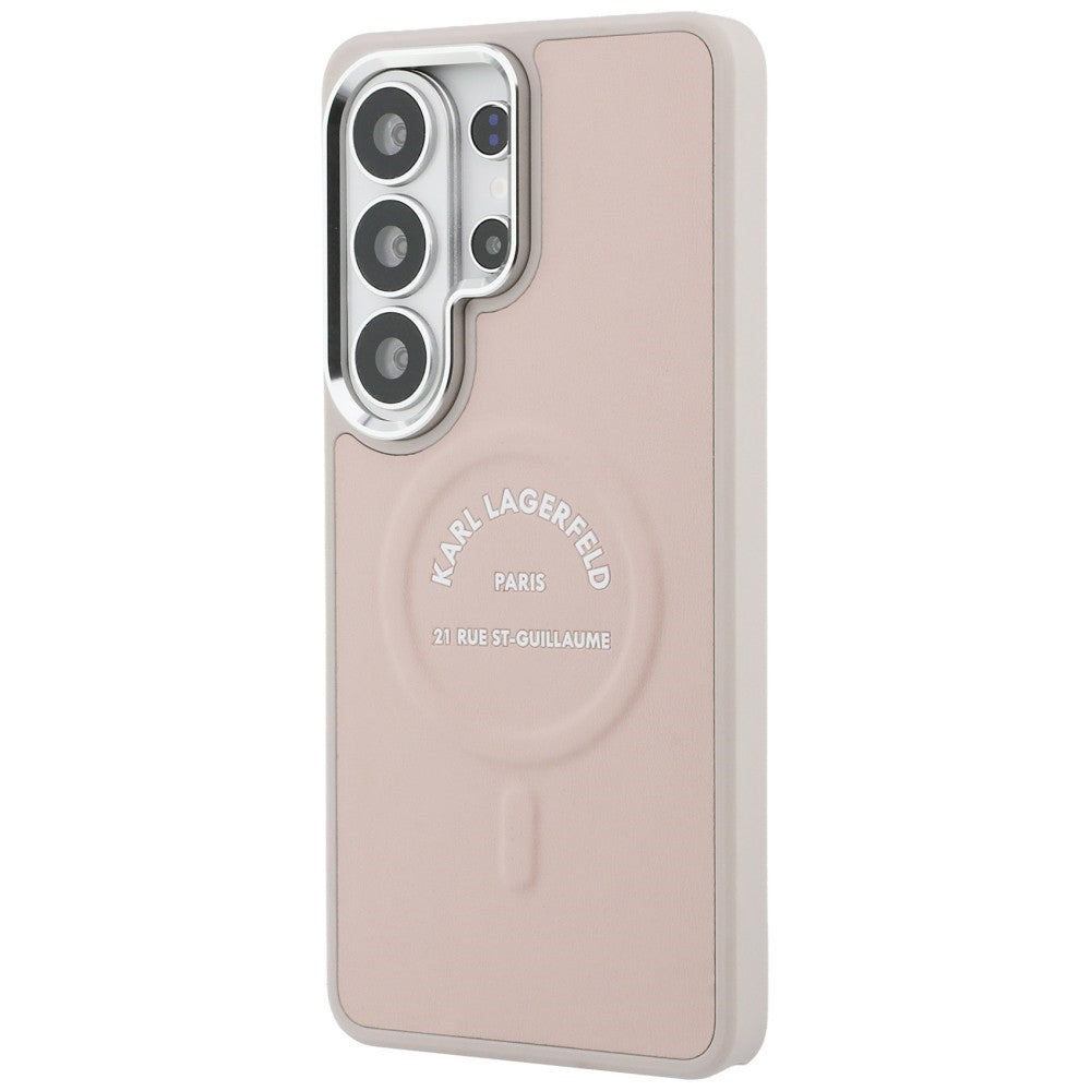 Θήκη MagSafe για Samsung Galaxy S26 Ultra S948, Karl Lagerfeld, Karl RSG Logo, Ροζ