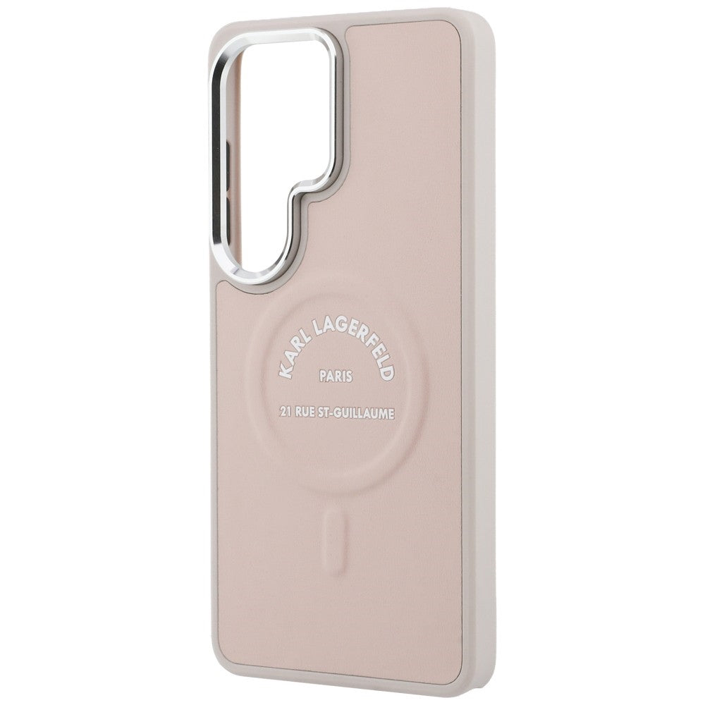 Θήκη MagSafe για Samsung Galaxy S26 Ultra S948, Karl Lagerfeld, Karl RSG Logo, Ροζ