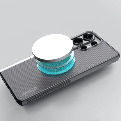 Θήκη MagSafe για Samsung Galaxy S26 Ultra S948, Nillkin, Super Shield Pro, Μαύρη Διαφανής