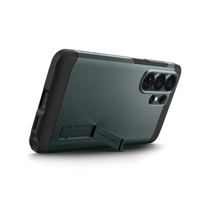 Θήκη MagSafe για Samsung Galaxy S26 Ultra S948, Spigen, Tough Armor, Πράσινο ACS10686