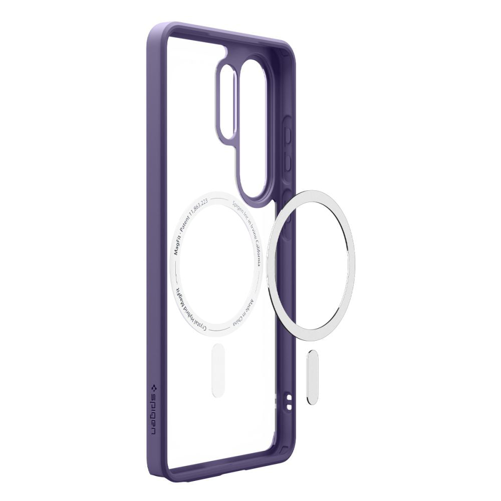 Θήκη MagSafe για Samsung Galaxy S26 Ultra S948, Spigen, Ultra Hybrid, Σκούρο Μωβ ACS11208